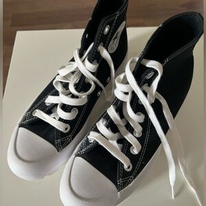 Women’s high top lugged platform converse